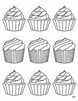 Cupcake Coloring Pages  25 FREE Printables Printabulls sketch template