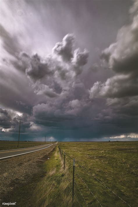 Cloudy sky in the countryside | free image by rawpixel.com / casey ...