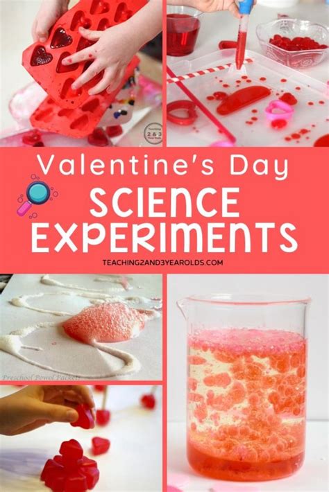 Preschool Valentine's Day Science Activities