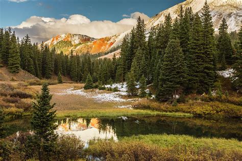 USA, Colorado Red Mountain Reflected Photograph by Jaynes Gallery | Fine Art America