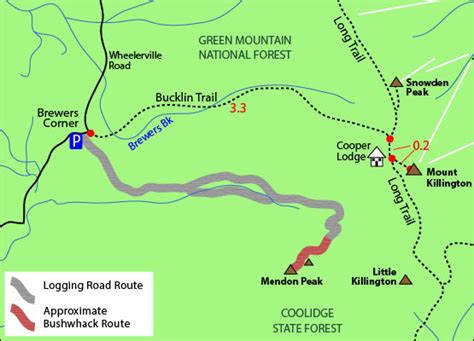 Hike Mendon Peak 3,840 feet Mendon Killington Vermont, New England ...