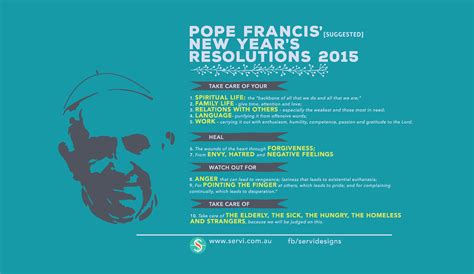 Pope Francis New Year Resolutions Images – NEW YEAR