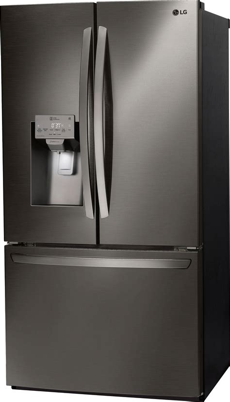 LG 27.9 French Door Smart Wi-Fi Enabled Refrigerator Black stainless steel LFXS28968D - Best Buy