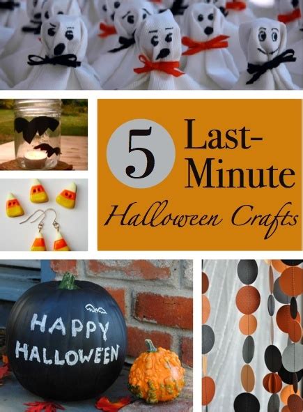 5 Last-Minute Halloween Crafts - Craftfoxes