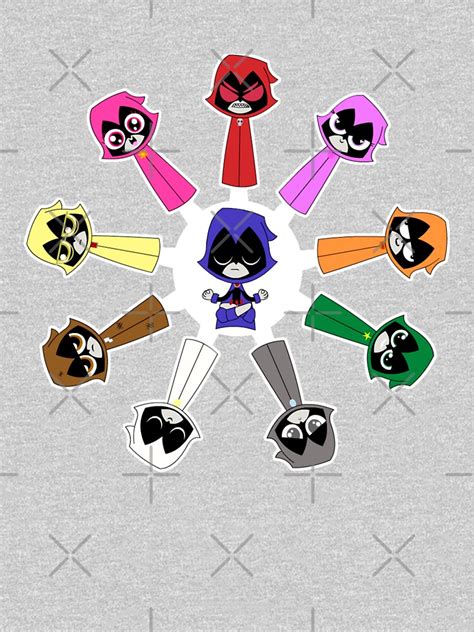 "Raven's Emoticlones" T-shirt by TroyBolton17 | Redbubble