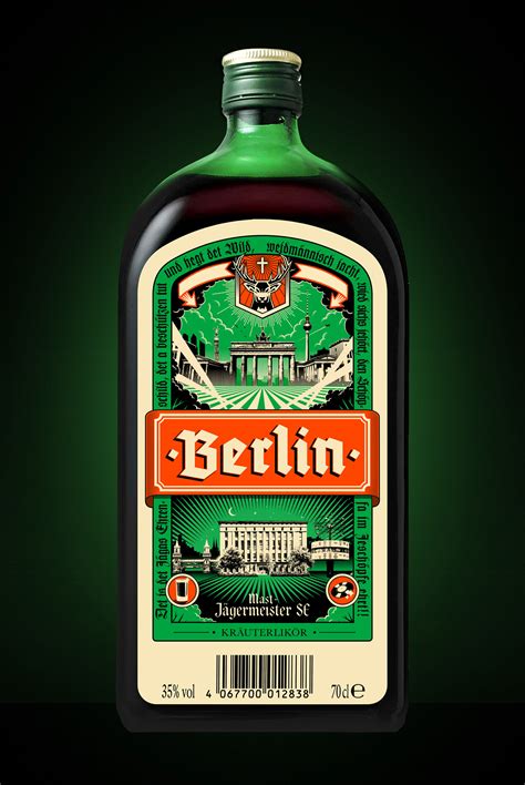 Limited edition Jagermeister bottle on Behance