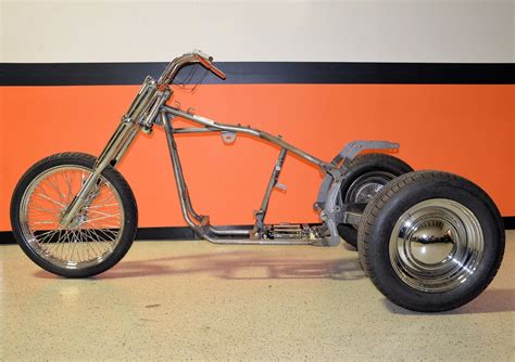 Custom Trike Softail Bobber Chopper Frame Rolling Chassis Roller Harley Bike Kit | eBay | Custom ...
