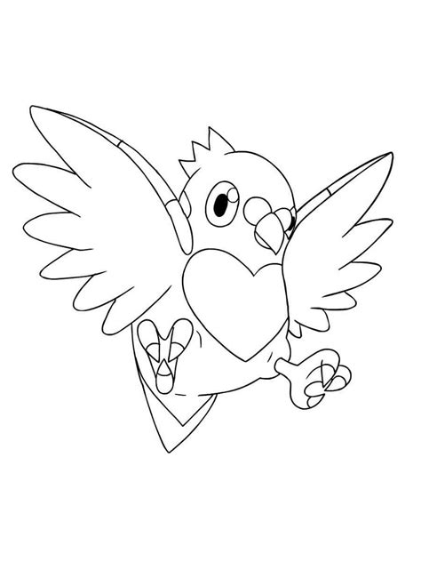 Pidove Pokemon coloring pages