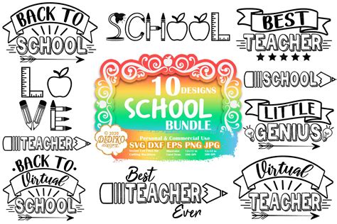 School SVG Bundle | teacher svg bundle | back to school - DIDIKO designs