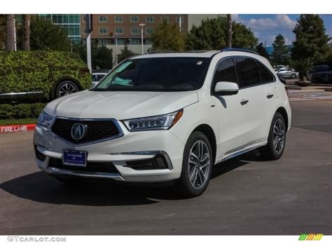 Platinum White Pearl 2020 Acura MDX Sport Hybrid SH-AWD Exterior Photo #135015514 | GTCarLot.com