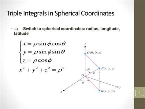 Triple integrals in spherical coordinates