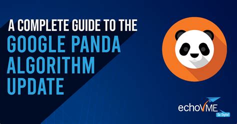 A Complete Guide To The Google Panda Algorithm Update - echoVME Digital