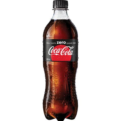 Coca-cola Zero Bottle 600ml | Woolworths