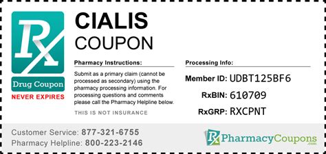 Cialis Coupon - Pharmacy Discounts Up To 90%