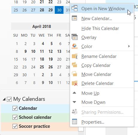 Outlook 2010 Calendar Template | HQ Printable Documents