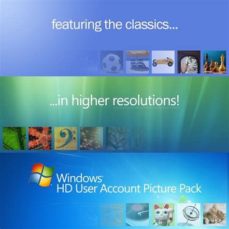 Windows HD User Account Picture Pack by WindowsAesthetics on DeviantArt