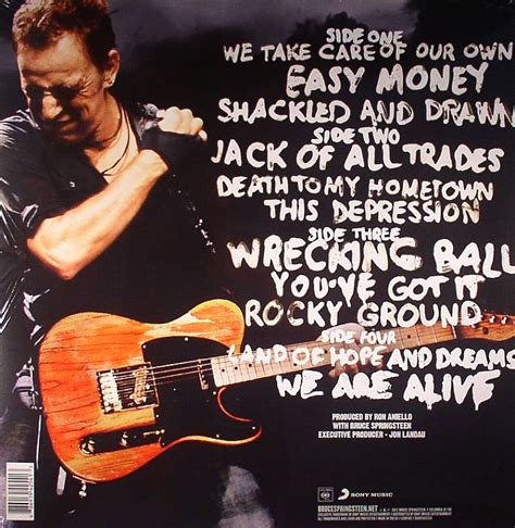 SPRINGSTEEN, Bruce - Wrecking Ball - Vinyl (180 gram vinyl 2xLP + CD ...