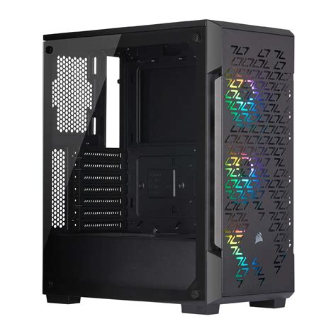 Corsair iCUE 220T RGB Airflow Tempered Glass Mid-Tower Smart Case - Black Pakistan