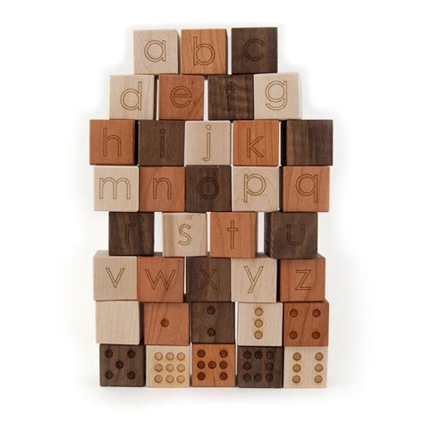 letter & number wooden building blocks via Etsy. | Wooden building blocks, Toy blocks, Wooden ...