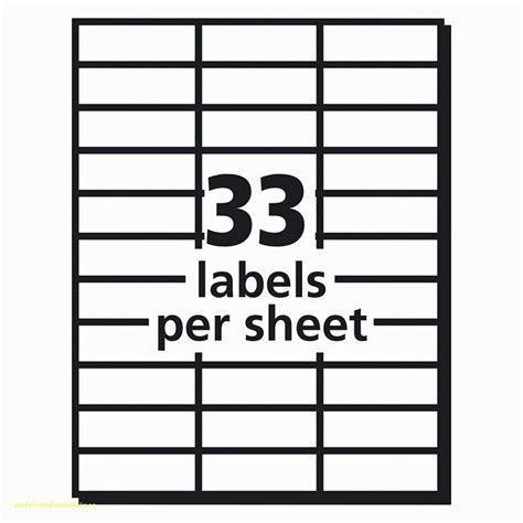 46 Avery 30 Per Sheet Labels