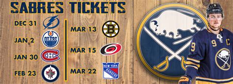 Buffalo Sabres vs. Carolina Hurricanes - Buffalo - KeyBank Center ...