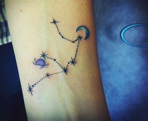 25 Aquarius Constellation Tattoo Designs, Ideas and Meanings for Zodiac Lovers - Tattoo Me Now