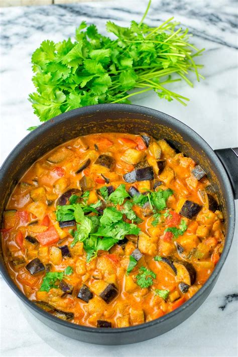 Eggplant Curry Recipe [vegetarian] - Contentedness Cooking