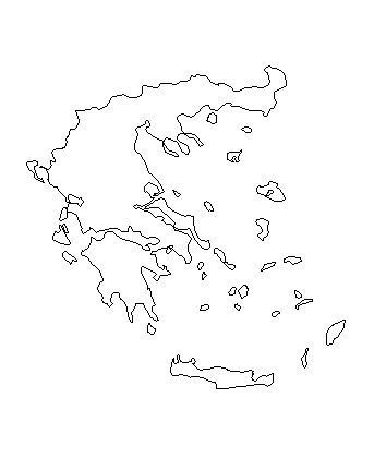 Map of Greece - a Basic Map of Greece and the Greek Isles