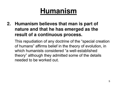 PPT - Humanism Manifesto & Philosophy PowerPoint Presentation, free ...