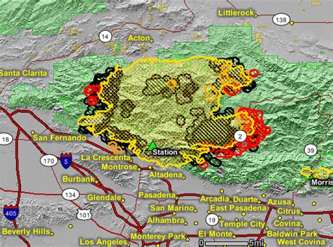 Los Angeles Fire Map Now - Map