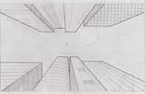 1 Point Perspective Coloring Sheet Pages sketch template