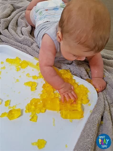 Sensory Play Ideas for Babies aged 4-6 months - Simply Play Today