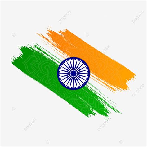 Indian Flag Vector Hd PNG Images, Indian Flag Design With Png Background Brush, Png Background ...