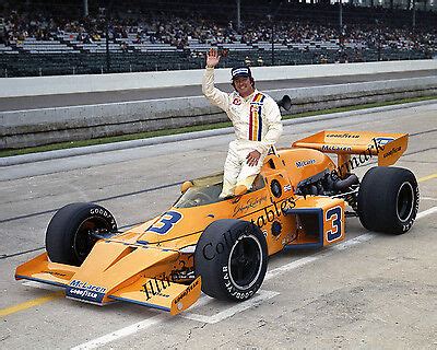 JOHNNY RUTHERFORD 1974 INDY 500 WINNER AUTO RACING 8X10 PHOTO | eBay