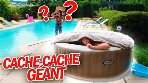 CACHE CACHE GÉANT AVEC SWAN DANS LE JARDIN !!!🤩- Néo The One - YouTube