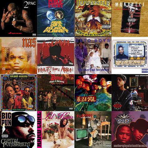 Rap Album Cover Art 90's and 2000's Edition Collage - Etsy