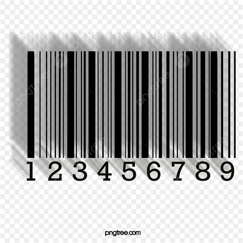 Bar Code White Transparent, Black And White Digital Creative Bar Code Shadow Stereo, Barcode ...