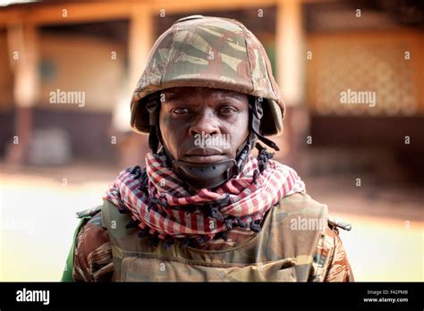 A Chadian soldier of the African Union force in Central African Republic Stock Photo - Alamy