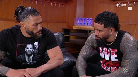 Roman Reigns Loves Jey Uso Backstage Segment WWE Raw Highlights 20th ...