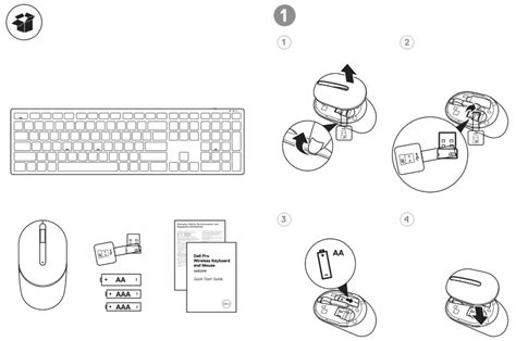 DELL KM5221W Wireless Keyboard and Mouse User Guide