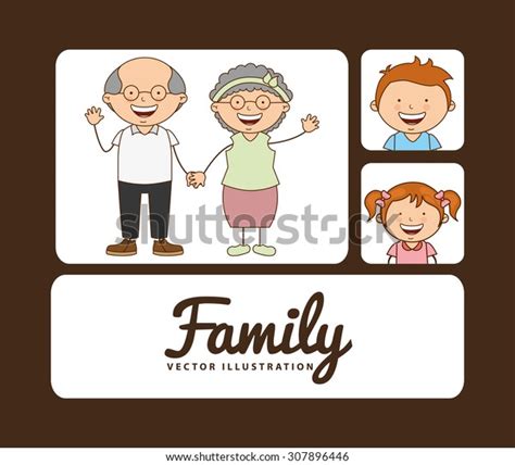 Family Album Design Vector Illustration Eps10 Stock Vector (Royalty ...