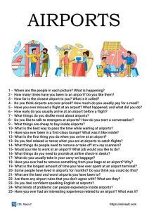 25 airport conversation questions - ESL Vault