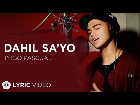 Inigo Pascual - Dahil Sa'yo Chords - Chordify