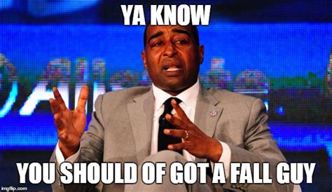 cris carter fall guy Memes - Imgflip