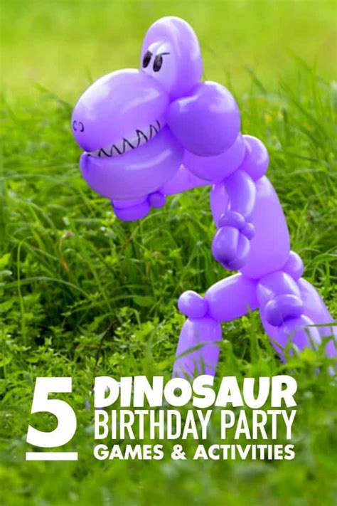 5 Dinosaur Party Games and Activities Guests Will Dig | The Bewitchin ...