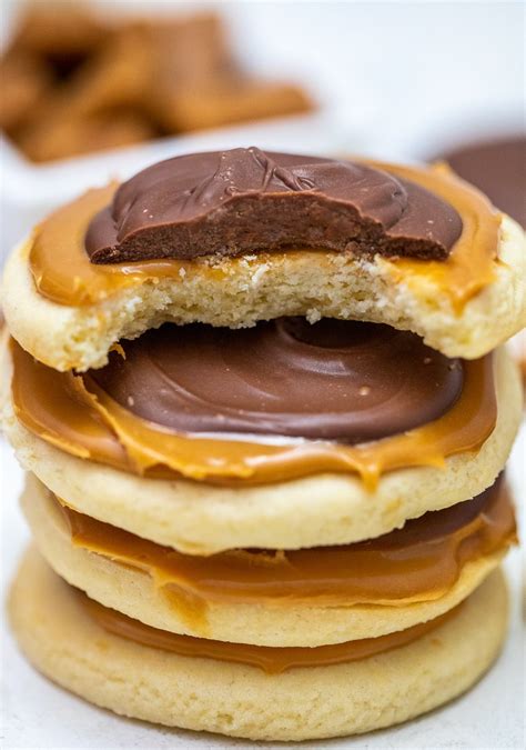 Easy Twix Cookies - Sweet and Savory Meals