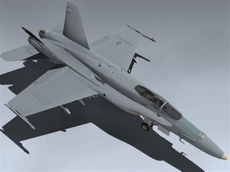 F/A-18A Hornet (VFA-125) 3d Model by Mesh Factory