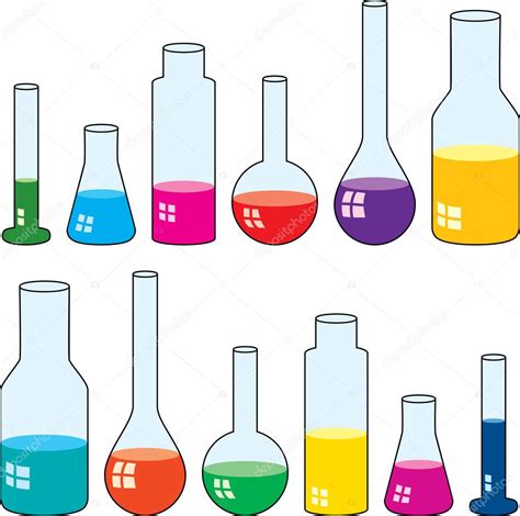 Clipart: laboratory glassware | Laboratory glassware — Stock Vector © dmstudio #6327031