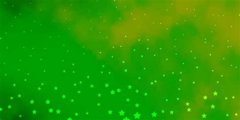 Dark Green, Yellow vector background with small and big stars. 25675533 Vector Art at Vecteezy