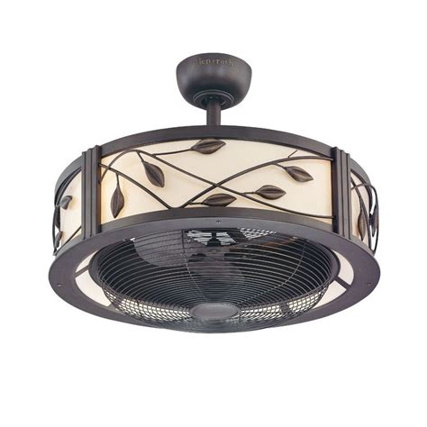 Small Caged Ceiling Fan With Light | Caged ceiling fan, Bronze ceiling fan, Ceiling fan with light